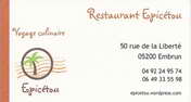 Restaurant Epicétou, Embrun