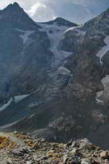 Massif des crins - Glacier des Boeufs Rouges