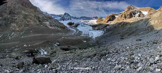 Massif des crins - Front du Glacier du Sl