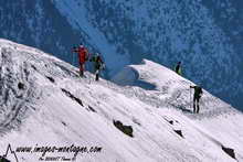 Ski Écrins Alpinisme - Montée à la Blanche