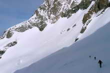 Ski de montagne - Montée à l'Ailefroide Orientale (3847 m)
