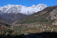 La Vallouise - Novembre 2008 - Couleurs et neige d'automne