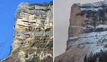Chartreuse - Écroulement du pilier nord-ouest du Mont Granier