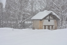 Vallouise-Pelvoux sous la neige - Chapelle Saint-Genest